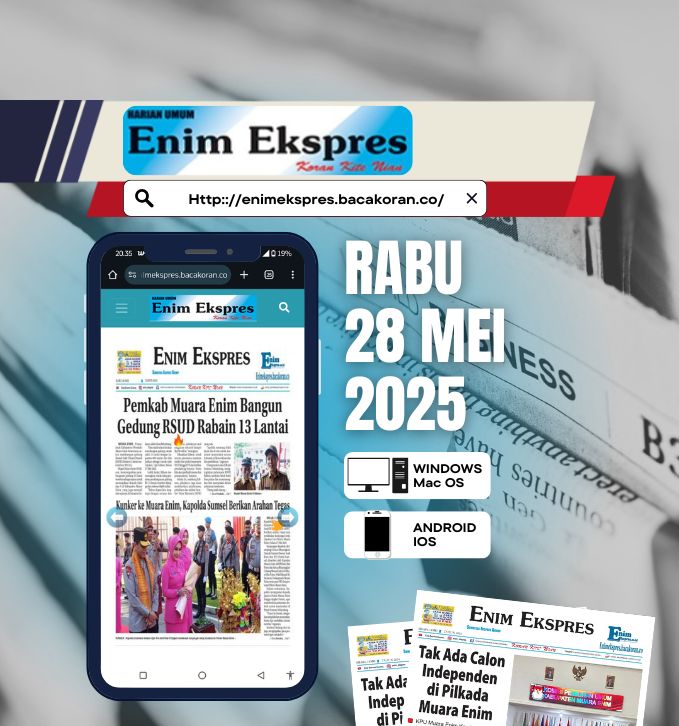 Enim Ekspres 28 Mei 2025