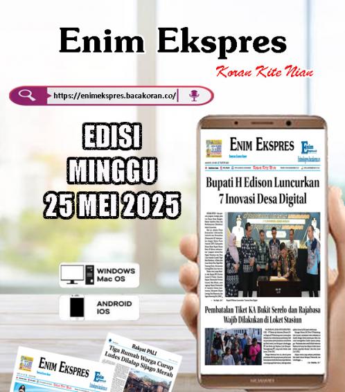 Enim Ekspres 25 Mei 2025