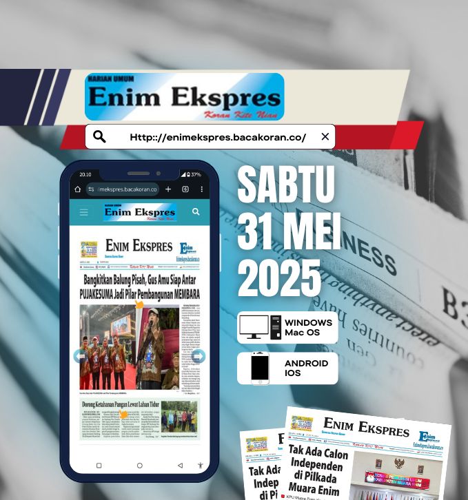 Enim Ekspres 31 Mei 2025