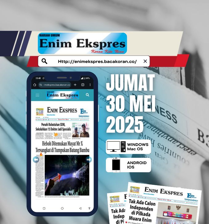Enim Ekspres 30 Mei 2025