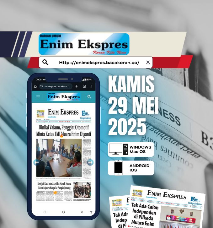 Enim Ekspres 29 Mei 2025