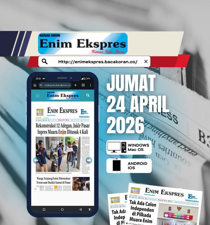 Ekspres Enim 24 April 2026
