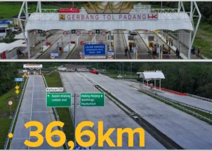 Titik Vital Padang-Pekanbaru 255 Km Ada di Tol Pertama di Sumbar yang tak Gratis Lagi Ini