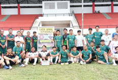 Laga Amal Warnai Stadion Sekundang Bara: Tiga Tim Muara Enim Bersatu untuk Korban Bencana Sumatera