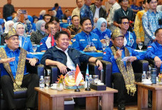 Tanpa Lawan! Cik Ujang Dipuji Herman Deru di Musda Demokrat Sumsel