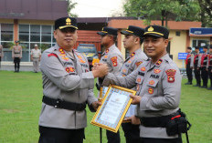 Kapolres Muara Enim Apresiasi Personel Ungkap Kasus dan Kehumasan