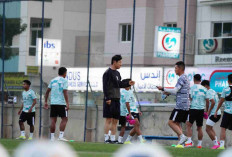 Timnas Garuda Muda Langsung Latihan Jelang Laga Uji Coba Melawan Qatar