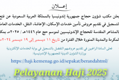 Dibuka Pendaftaran Penyedia Layanan Akomodasi, Konsumsi, Transportasi, Pelayanan Umum Haji Indonesia 2025