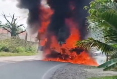 Crane Hangus Terbakar, Kerugian Capai Rp10 Milliar