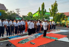 Pembiasaan Sholat Dhuha Berjamaah di MTsN 1 Muara Enim