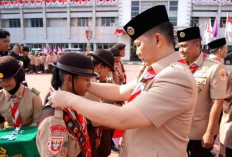 46 Pengurus Kwarcab Gerakan Pramuka Muara Enim Mendapat Penghargaan