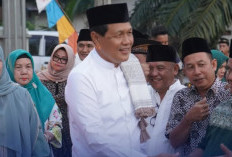 Bupati Edison Buka Puasa Bersama Warga Desa Air Cekdam
