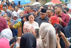 Puan Maharani Pulang Kampung Disambut Ribuan Warga Tanjung Raman