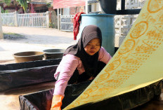 Saat Buah Khaman Mulai Hilang, Perempuan Menjaganya dalam Selembar Batik