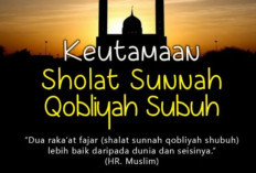 Keutamaan Shalat Sunnah Qobliyah Subuh yang Banyak Orang tak Tau