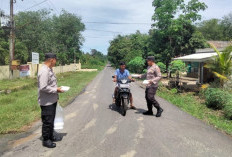 Jum'at Berkah, Polsek Rambang Berbagi Nasi Kotak 