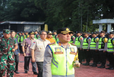 408 Personil Polres Enim Disebar  Amankan Pemilu 2024