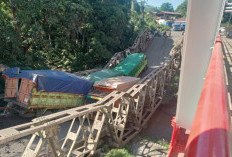 Jembatan Muara Lawai Ambruk, 2 Selamat, 1 Luring, 1 Luber