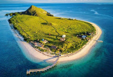 Pulau Tak Berpenghuni di Tengah Laut, Destinasi Padang Savana Pulau Kenawa Memesona di NTB