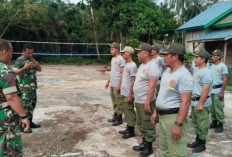 Sinergi TNI dan Linmas Desa Darmo Kasih: Tingkatkan Kompetensi demi Keamanan Desa