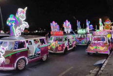 ASYIKNYA Wisata Malam Naik Odong-Odong di Alun-Alun Selatan Yogyakarta