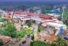 INFO TERBARU! Progres Tol Palembang–Betung Tembus 50%, Terus Dikebut di Tengah Tantangan Rawa