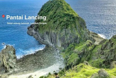 Pantai Lancing di Lombok Menawarkan Pemandangan yang Menakjubkan