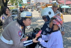 Satlantas Muara Enim Edukasi Masyarakat Tertib Lalu Lintas