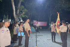 Saka Bhayangkara Polres Muara Enim Gelar Pelantikan Anggota Saka Bhayangkara Baru