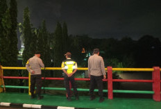 Debit Air Sungai Enim Dalam Pantauan Polsek Lawang Kidul