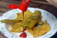 Unik, Cemilan Ringan Rempeyek Daun Pisang Muda