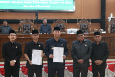 Raperda APBD Muara EnimTahun 2025 Rp3,6 Triliun Disahkan