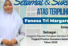Fanesa Tri Margareta Harumkan Nama Muara Enim, Terpilih sebagai Anggota Paskibra Provinsi Sumsel