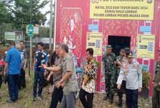 Bangun Posko Pengamanan di Danau Shuji