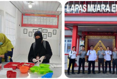 Lapas Muara Enim Pertahankan Sertifikat Laik Hygiene Dapur Sehat