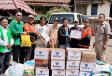 Baznas Salurkan Bantuan untuk Korban Kebakaran di  Kampung 3 Dusun Muara Enim