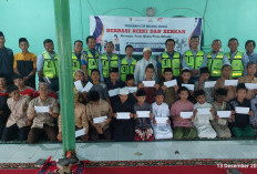 PT Pamapersada Berbagi Berkah Kepada 84 Santri Panti Asuhan Thawalib Muara Enim