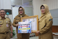 Disbun dan Kecamatan Gunung Megang Juara 1 Pengelolaan Arsip