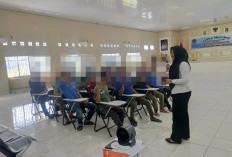 Belasan Warga Binaan Lapas Muara Enim Ikuti Pendidikan Kesetaraan