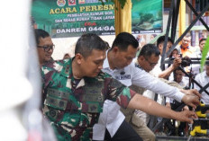 Pj Bupati Apresiasi Bantuan Sumur Bor dan Bedah RTLH Program 'Besemah' TNI AD