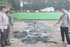 Diduga Dibakar Empat Lapak Permainan Anak-Anak jadi Abu