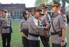 2 Kapolsek di Muara Enim Berganti, Kapolres Muara Enim Pimpin Sertijab 