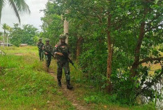 Satgas Yonif 141/AYJP Perkuat Keamanan Perbatasan dengan Patroli di Kampung Kiworo Merauke