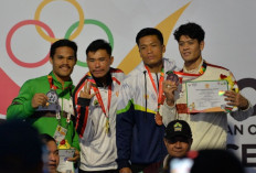 Firand Andista Atlet Wushu Asal Muara Enim Raih Medali Perunggu di PON XXI