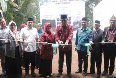 Jembatan Gantung Desa Keban Agung Diresmikan