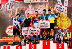 Aipda Febri Latra Sabet 1 Juara Balap Sepeda 