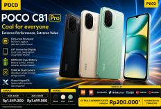 POCO C81 Pro Resmi Hadir di Indonesia, Hp Murah Performa Ngebut untuk Gamer Kalcer