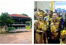 Pemkab Muara Enim Angkat Rumah Tinggi Lubai Ulu di Festival Sriwijaya Expo 2024