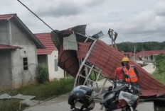 Puluhan Rumah Komunitas Penyapu Jalan di Prabumulih Porak Poranda