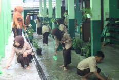 MAN 1 Muara Enim Galakkan Budaya Hidup Bersih 
